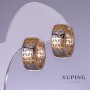 Xuping Earrings 19x8mm "18K Gold Plated, Rhodium"