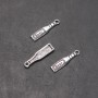 Beer Bottle Pendant Finding, diameter 6mm L3mm in-, diameter 1.8mm, package 20g, 26 pcs (+/-)