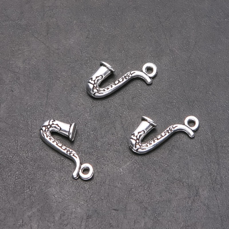 Pendant Finding Tube, diameter 9mm L0mm in-d, 5mm, package 20g, 14 pcs (+/-)