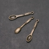 Pendant Finding Spoon, diameter 7mm, length 35mm in-d mm, pack of 12 pcs (+/-)