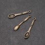 Pendant Finding Spoon, diameter 7mm, length 35mm in-d mm, pack of 12 pcs (+/-)