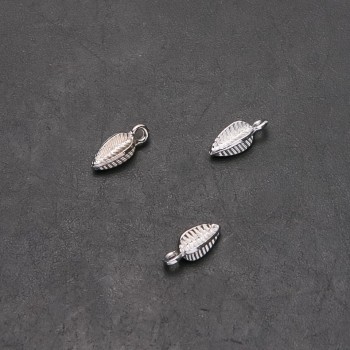 Pendant Finding Pine Branch, diameter 4.5mm, length 13mm in-, diameter 1.7mm, pack of 36 pcs (+/-)