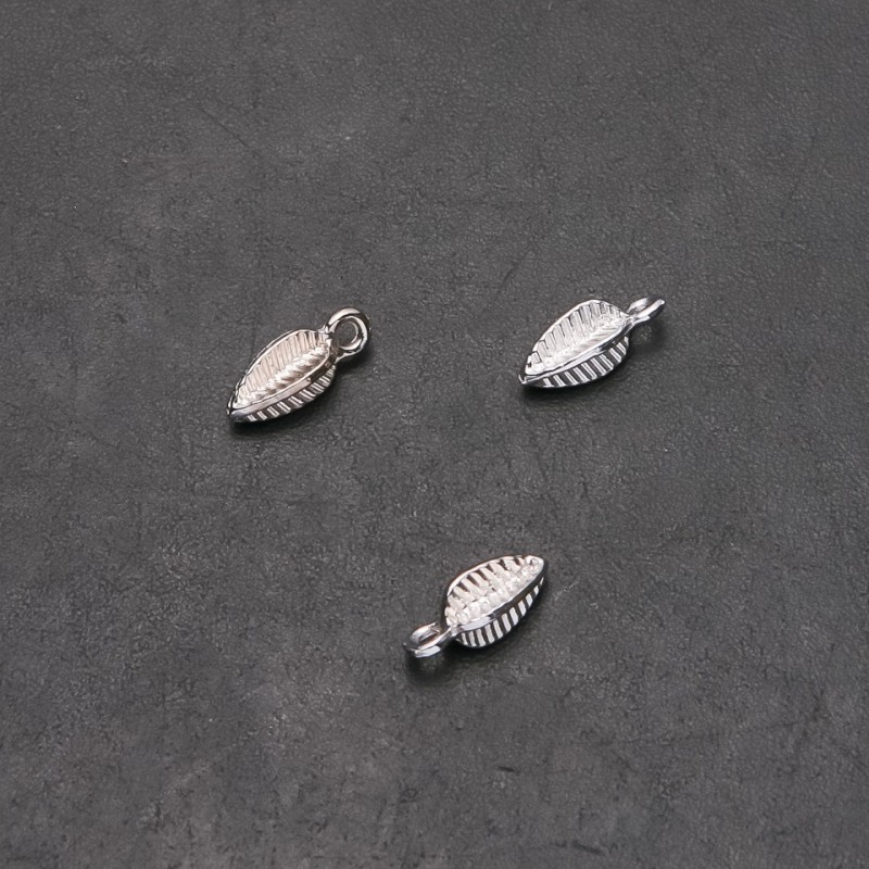 Pendant Finding Pine Branch, diameter 4.5mm, length 13mm in-, diameter 1.7mm, pack of 36 pcs (+/-)