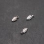 Pendant Finding Pine Branch, diameter 4.5mm, length 13mm in-, diameter 1.7mm, pack of 36 pcs (+/-)