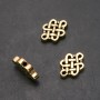 Findings Monogram Insert, Diameter 15x22mm in-, Diameter 3mm, Pack 20g 4pcs (+/-)