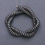 Hematite Smooth Rondelle Beads on a Strand, diameter 8x3mm, length 40cm