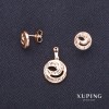 Xuping Earrings and Pendant 13x15mm 12mm Gold-Plated 18K
