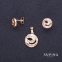 Xuping Earrings and Pendant 13x15mm 12mm Gold-Plated 18K