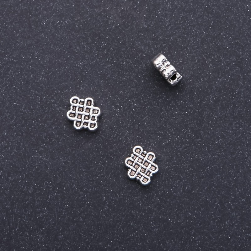 Filigree Spacer Bead Finding, diameter 9x11mm ID-, diameter 1.75mm, pack 20g. 17 pcs. (+/-)