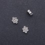 Filigree Spacer Bead Finding, diameter 9x11mm ID-, diameter 1.75mm, pack 20g. 17 pcs. (+/-)