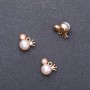 Crown Pendant Finding, diameter 11mm, length 13mm ID-, diameter 1.5mm, pack of 9 pcs. (+/-)
