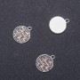 "Forever" Pendant Finding, diameter 14mm, length 18mm ID-, diameter 1.8mm, pack 20g. 18 pcs. (+/-)