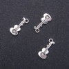 Guitar Pendant Finding, diameter 9mm, length 1mm, pack 20g, 16 pcs (+/-)