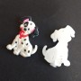 Pendant/Earring Blank Dalmatian Dog 35x24mm