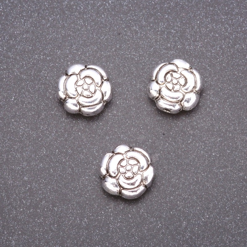 Spacer Bead Findings, d11x5mm, hole diameter 1.4mm, pack 20g +/- 10 pcs