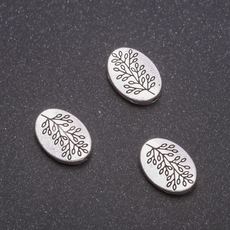 Finding: Twig Bead Insert, diameter 14x10mm, inner diameter 1.5mm, pack 20g +/-13pcs