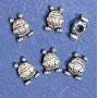 Findings Bead Frog 10x14mm, Diameter 5mm, 20g Pack +/- 8pcs