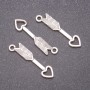 Arrow Pendant-Connector Findings, 30x7mm, hole diameter 1.7mm, pack 20g +/- 19 pcs