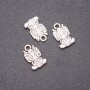 Finding Pendant Dragon, diameter 15x10mm, hole diameter mm, pack 20g +/- 22pcs