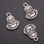 Finding Pendant Buddha, diameter 14x19mm, hole diameter mm, pack 20g +/- 9pcs