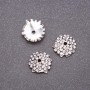 Finding Cord End, diameter 11mm, inner diameter 1.5mm, pack 20g +/-22pcs