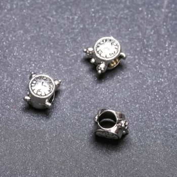 Clock Insert Findings, 9x9mm, 4.5mm Inner Diameter, 20g Pack (+/-14 pcs)
