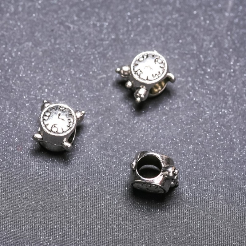 Clock Insert Findings, 9x9mm, 4.5mm Inner Diameter, 20g Pack (+/-14 pcs)