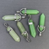Jade Stone Pendant Hexagon 4 cm