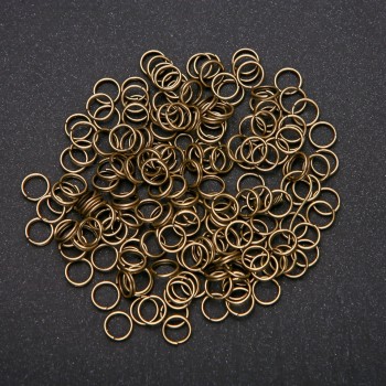 Connecting Jump Rings, 5mm Diameter, Bronze Color, 20g Pack