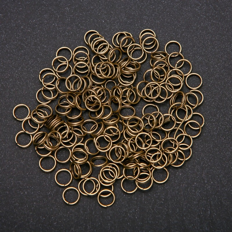 Connecting Jump Rings, 5mm Diameter, Bronze Color, 20g Pack
