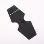 Black display card for chain and/or bracelet, PU material, 11×4.5 cm, 200 pcs. / Gift packaging