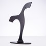 Jewelry Stand Black Plastic, Height 8cm, Width 7cm