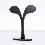 Jewelry Stand Black Plastic, Height 8cm, Width 8cm