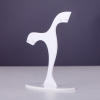 Jewelry Stand White Plastic, Height 7cm, Width 7cm
