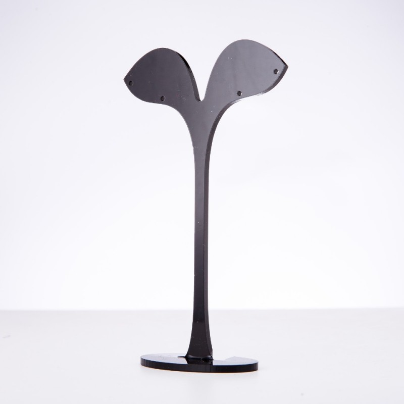 Jewelry Stand Black Plastic height 132mm width 80mm width 30mm