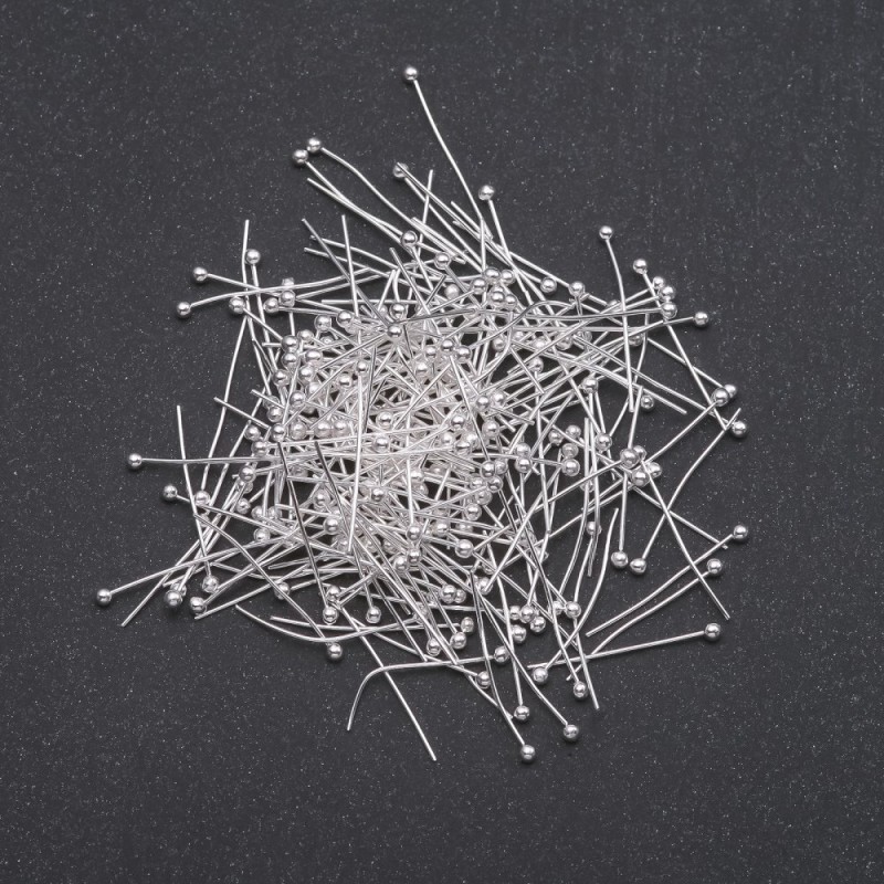 Lamp posts Headpin Ball Head, light metal, length 20mm 250g 5000 pcs
