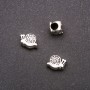 Pandora-Style Snail Insert Bead, Diameter 11x9mm, Hole 4mm, Pack 20g (approx. 11pcs)