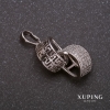 Xuping Pendant with Stone 15x23x30mm, Rhodium