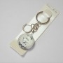 Keychain, diameter 3.5 cm, length 9
