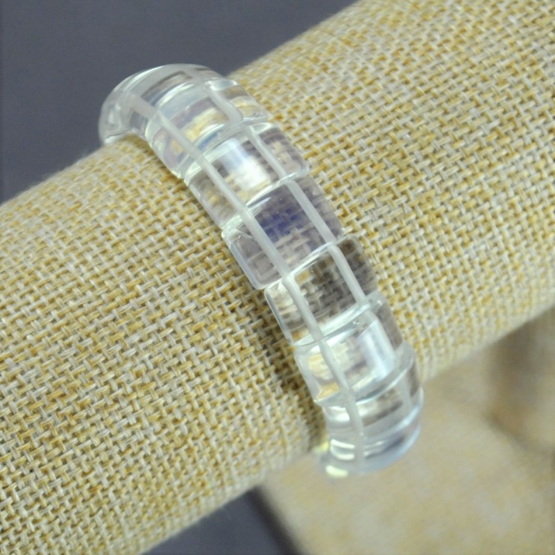 Moonstone Bracelet Link 15x10mm