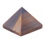 Tiger's Eye Stone Pyramid Souvenir, height 3cm, width 4cm(+-)