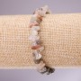 Bracelet with Carnelian natural stone chip, diameter 4-6mm(±), length 18cm