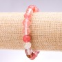Chalcedony Bracelet, Smooth Round Beads, Diameter 10mm, Length 18cm