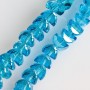 Crystal Beads "Swarovski" Style, Light Blue, Diameter 6x4mm, Thread, 50cm Length