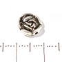 Flat Rose Bead Insert Finding 10mm, 20g Pack +/-19pcs