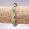 Prehnite Bracelet, tumbled, diameter 8x10mm, length 18cm on elastic