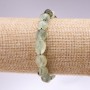 Prehnite Bracelet, tumbled, diameter 8x10mm, length 18cm on elastic