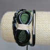 Kids' "Infinity" Bracelet, Green, on Drawstring