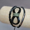 Kids' "Infinity" Bracelet, Wheat, on Drawstring