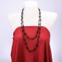 Long Agate Necklace, Length 150cm